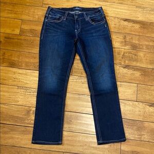 Silver Jeans suki Straight Leg Denim